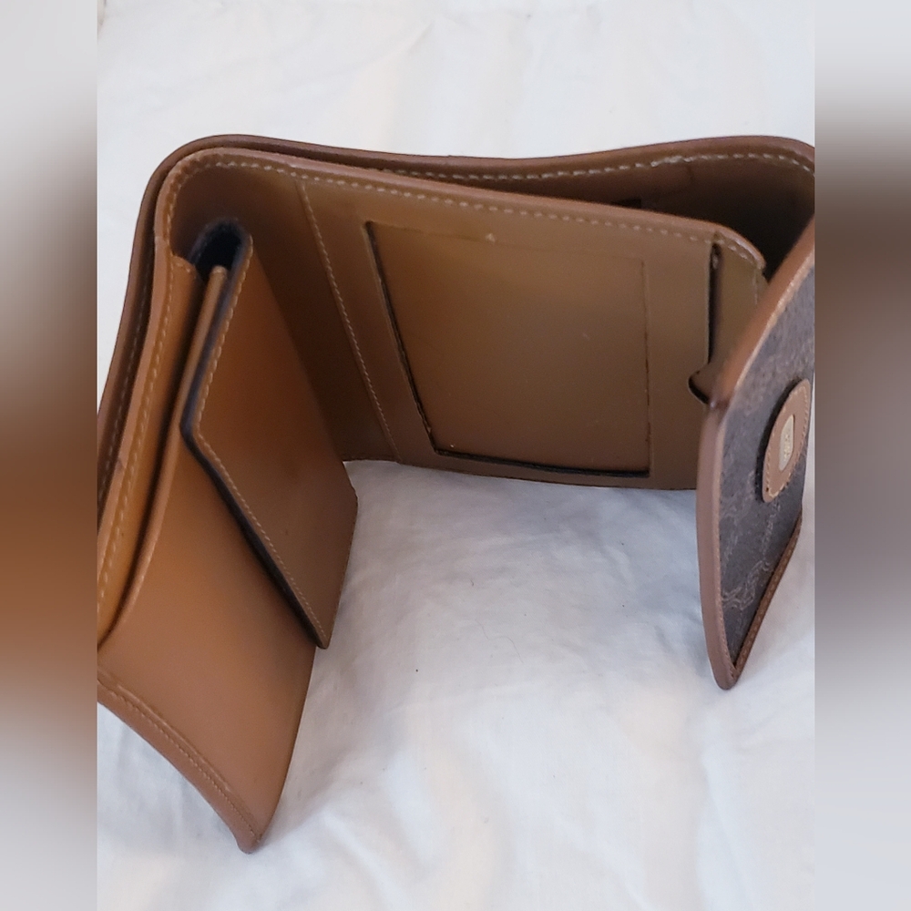 Vintage BALLY Monogram Crossbody Camera Bag & Matching Wallet Set - Brown/Black - Picture 14 of 16